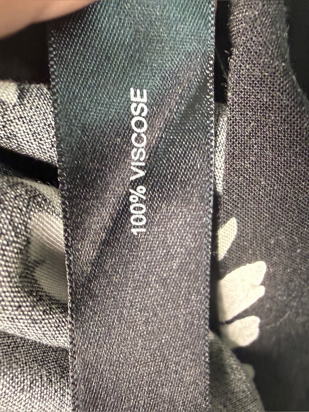 Denim & Flower Ricky Singh Black Daisy Print Camp Collar Mens Shirt Size L - Picture 6 of 7